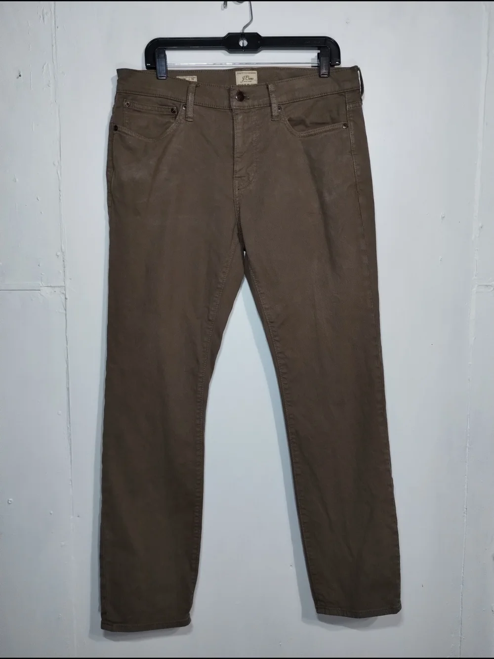 J. Crew Slim Straight Khaki Brown Chinos